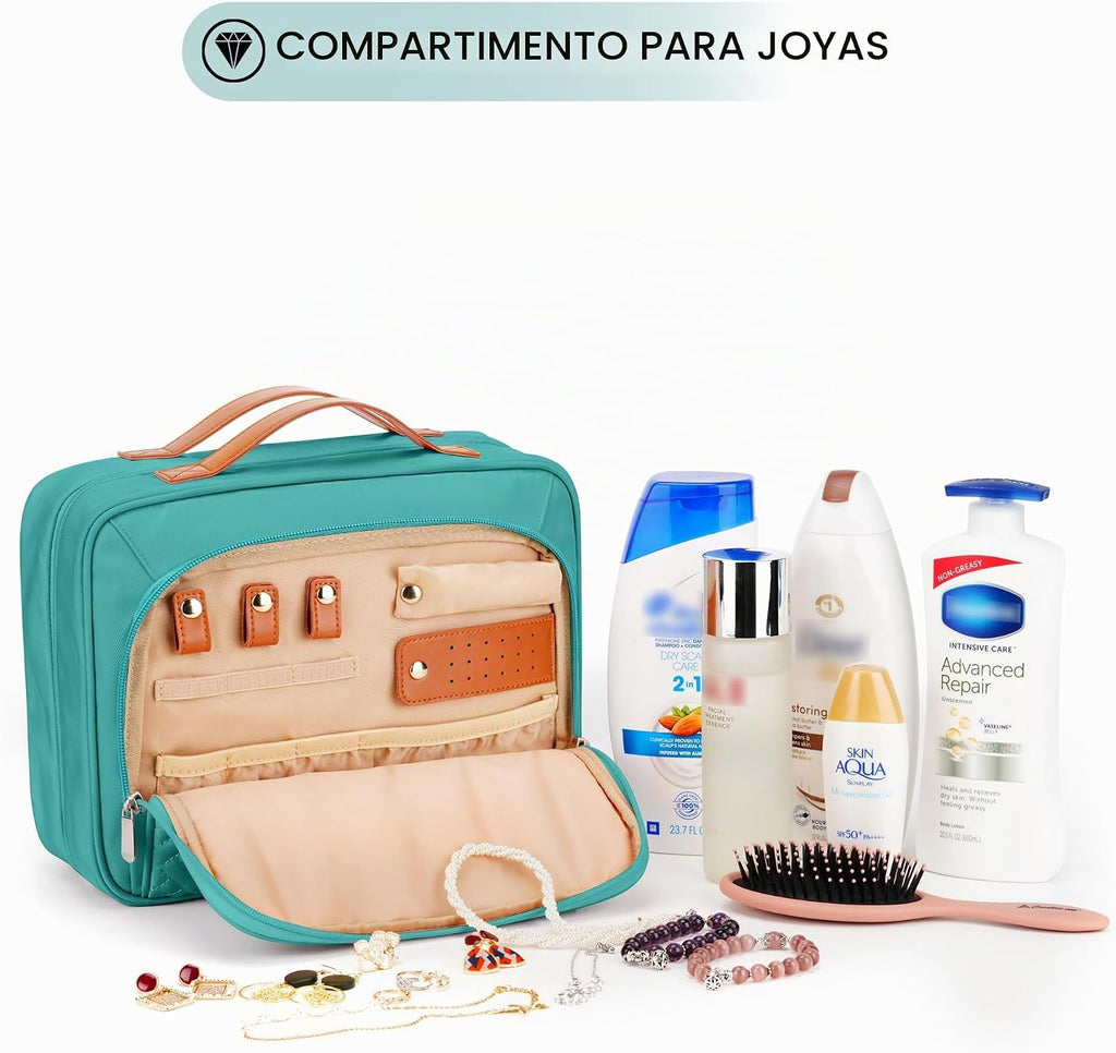 Neceser colgante de viaje para mujeres y hombres, con 6 fundas de b...