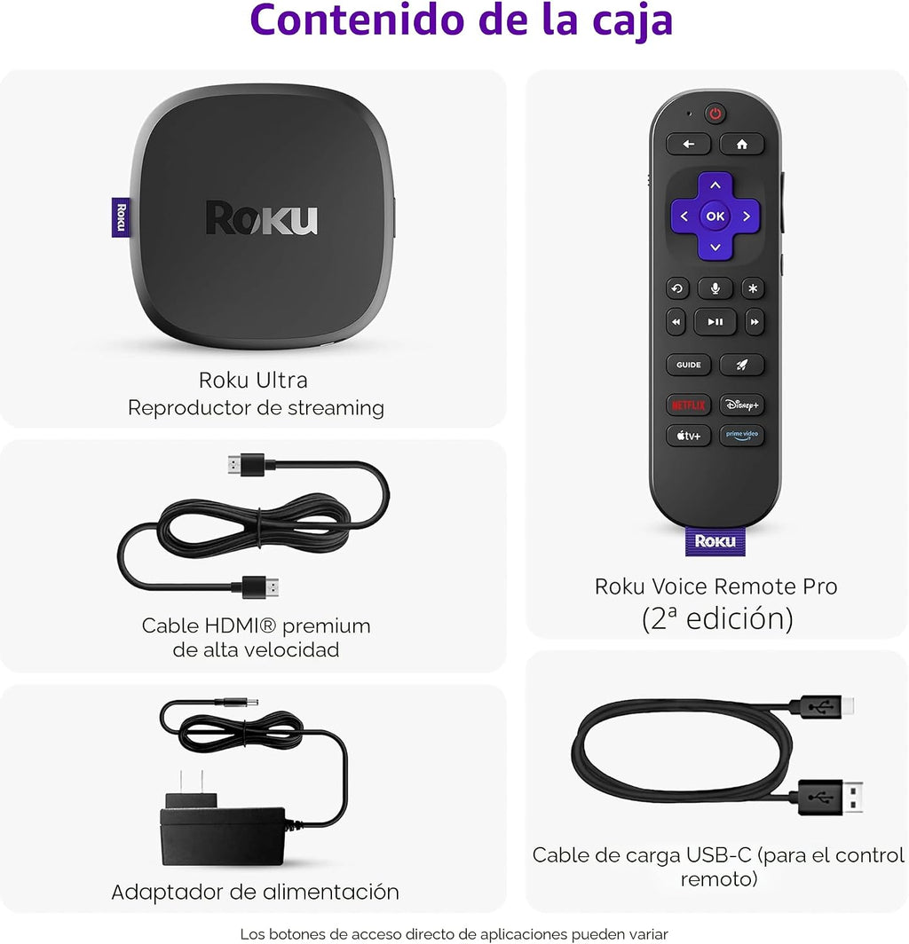 Roku Ultra - Reproductor de transmisión definitivo - Dispositivo de...