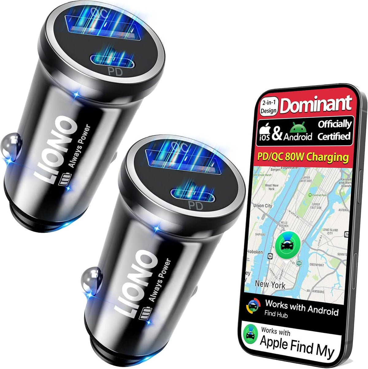 2027 Air Tracker Tag para vehículos, localizador de automóviles iOS...