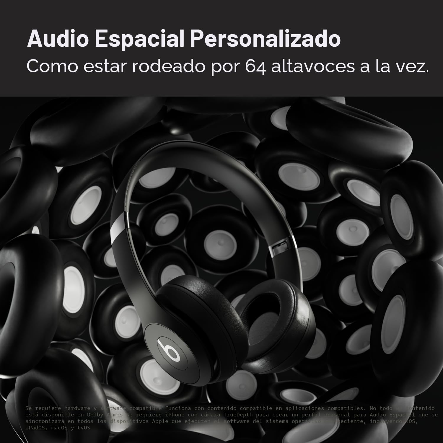 Beats Solo 4 - Auriculares inalámbricos Bluetooth en la oreja, bate...