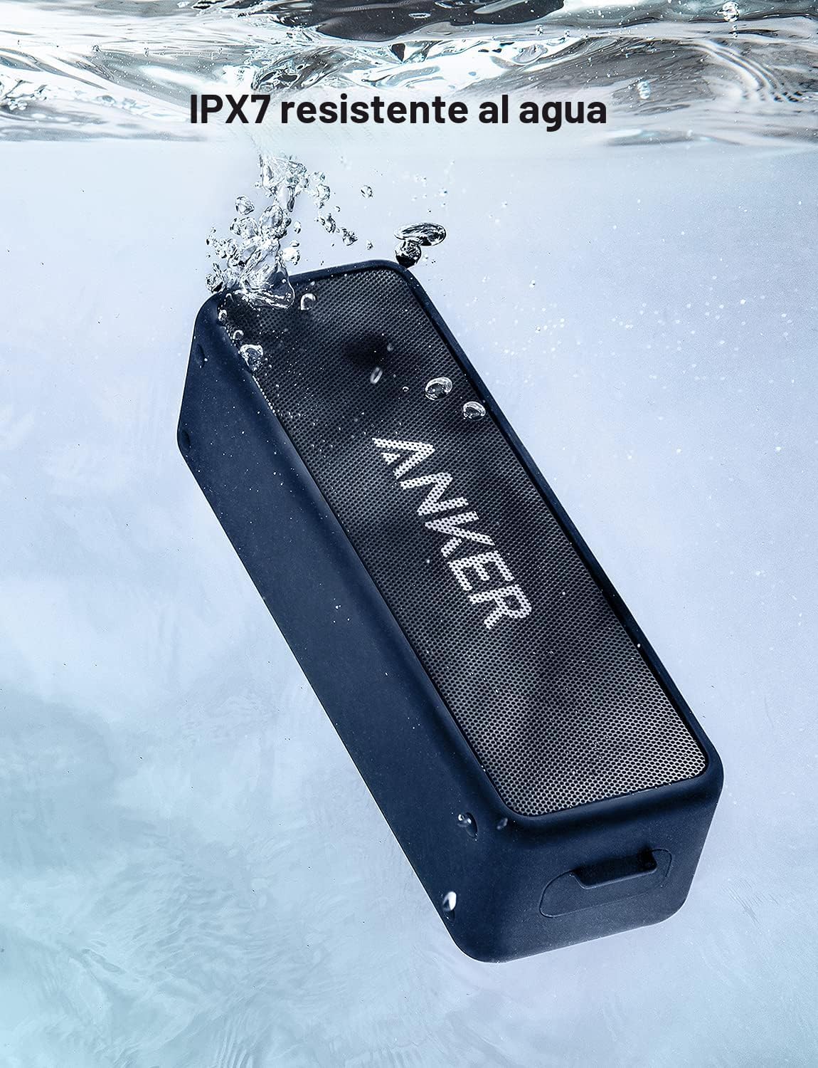 Anker Soundcore 2 - Altavoz Bluetooth portátil con sonido estéreo,...