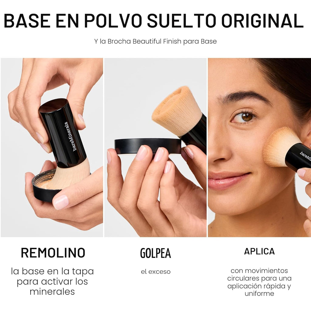 Kit Original Get Started de bareMinerals, Set de Maquillaje de 3 Pi...