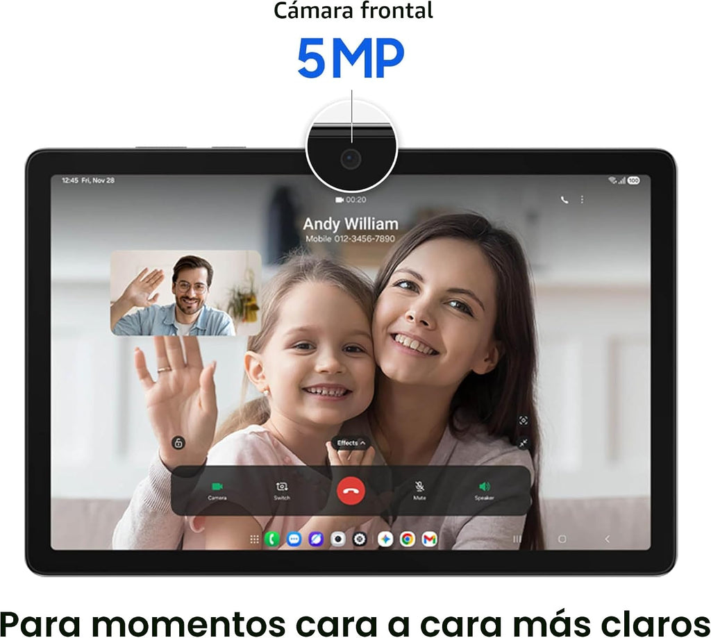 Samsung Galaxy Tab A11+ 5G Tableta Android de 11" 128GB, Wi-Fi...