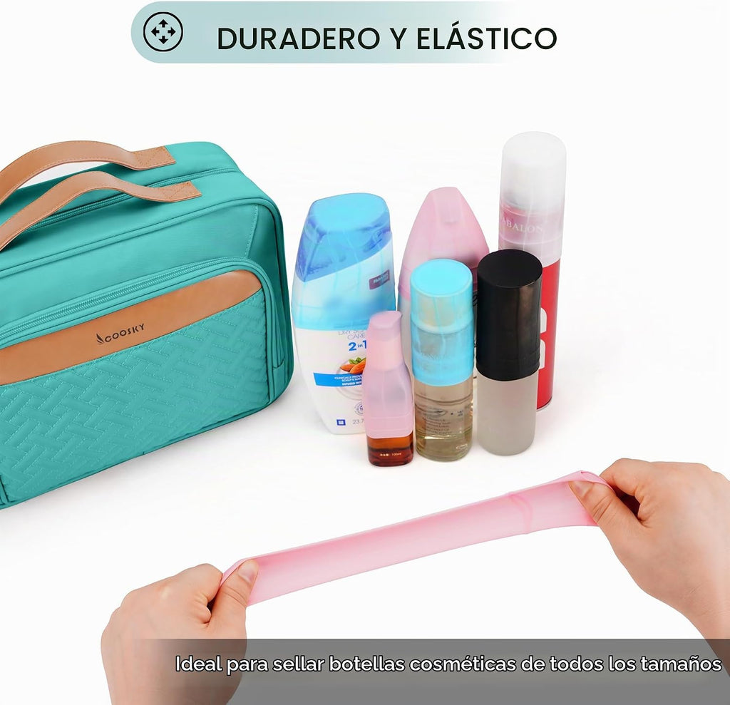 COOSKY Neceser colgante de viaje para mujer, bolsa de maquillaje gr...