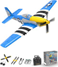 VOLANTEXRC RC Avión P51D Mustang de 4 canales, avión de control rem...