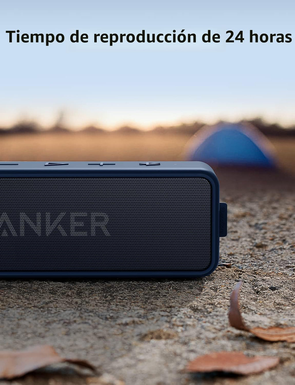 Anker Soundcore 2 - Altavoz Bluetooth portátil con sonido estéreo,...
