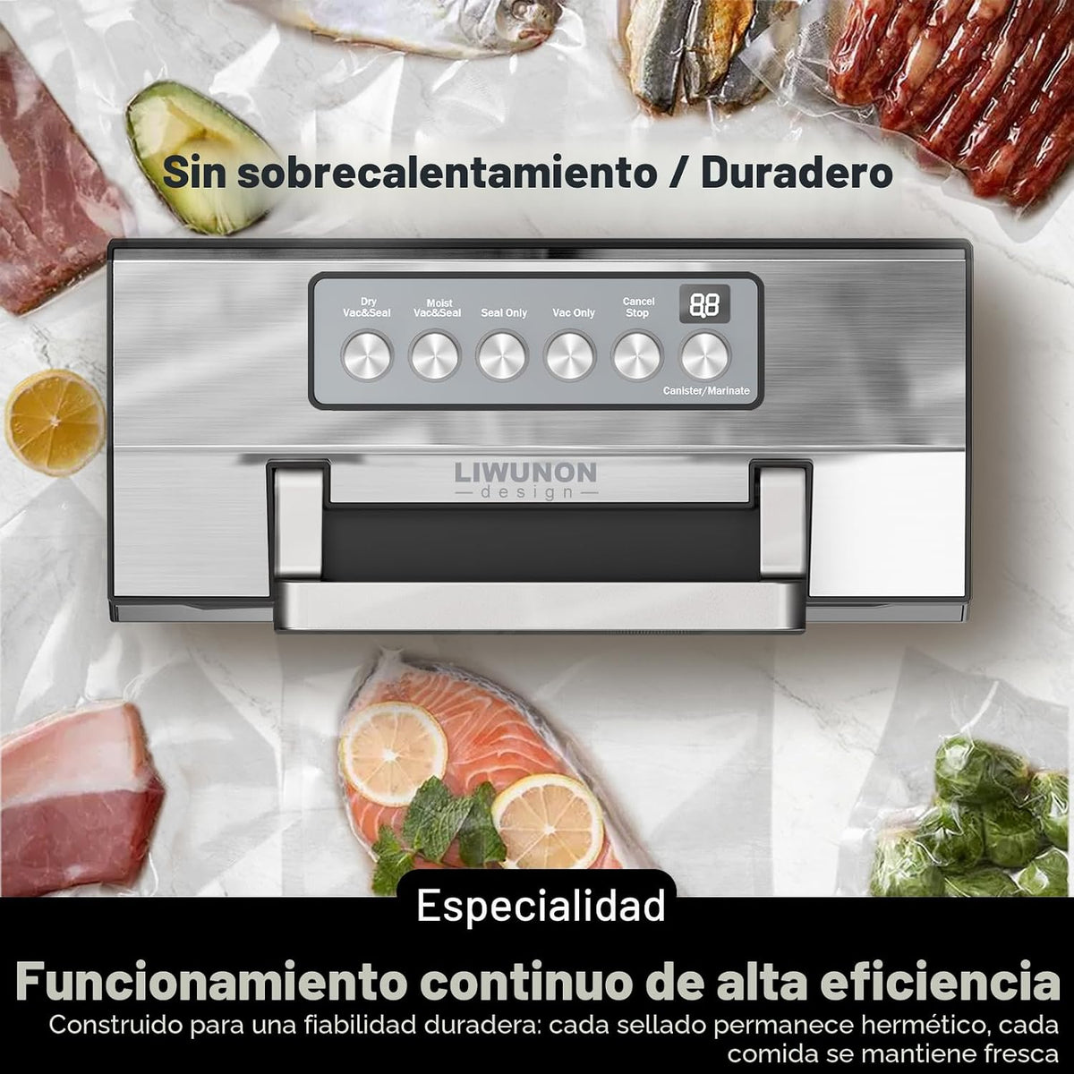 Sellador de precisión al vacío rápido, sellador al vacío automático...