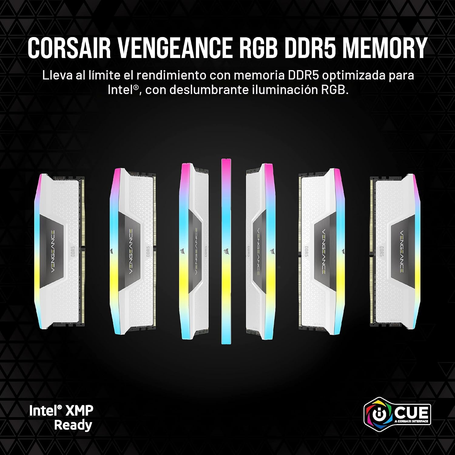 CORSAIR VENGEANCE RGB DDR5 RAM 32 GB (2 x 16 GB) 6000 MHz CL36-44-4...