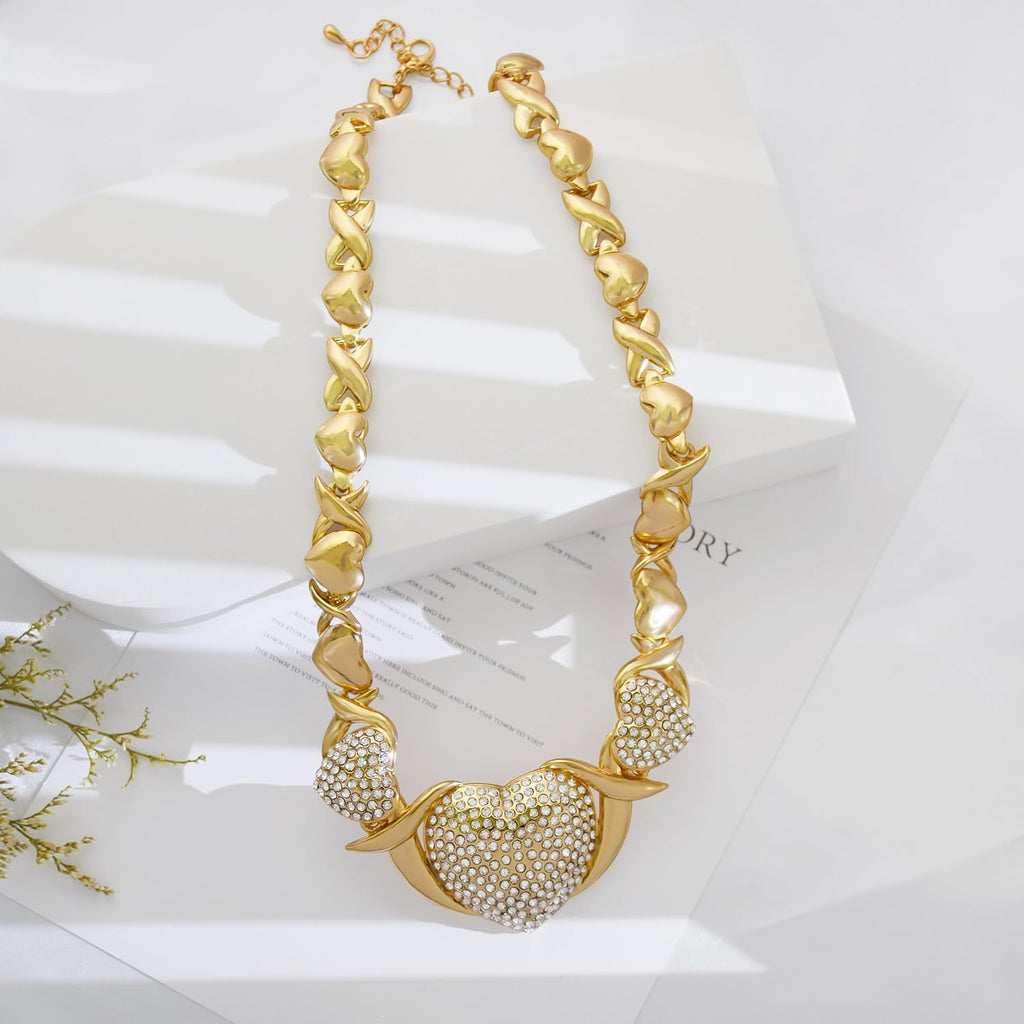 Conjuntos de joyas de oro para mujer, conjuntos de joyas de oro XOX...