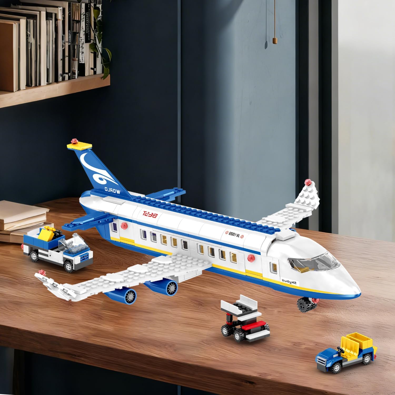 IKKOSYA Juego de construcción de avión de pasajeros de ciudad, 510...