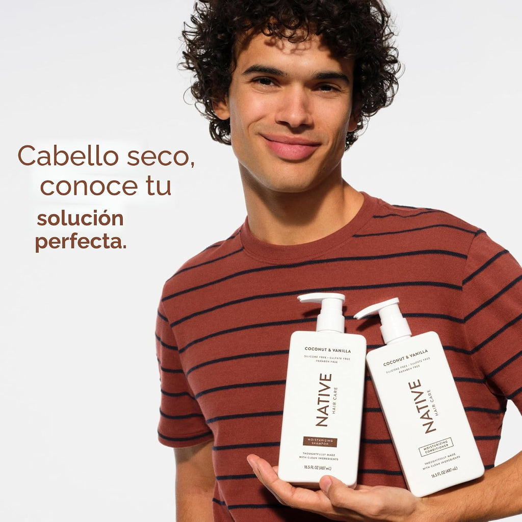 Native Champú y acondicionador de coco y vainilla contienen ingredi...