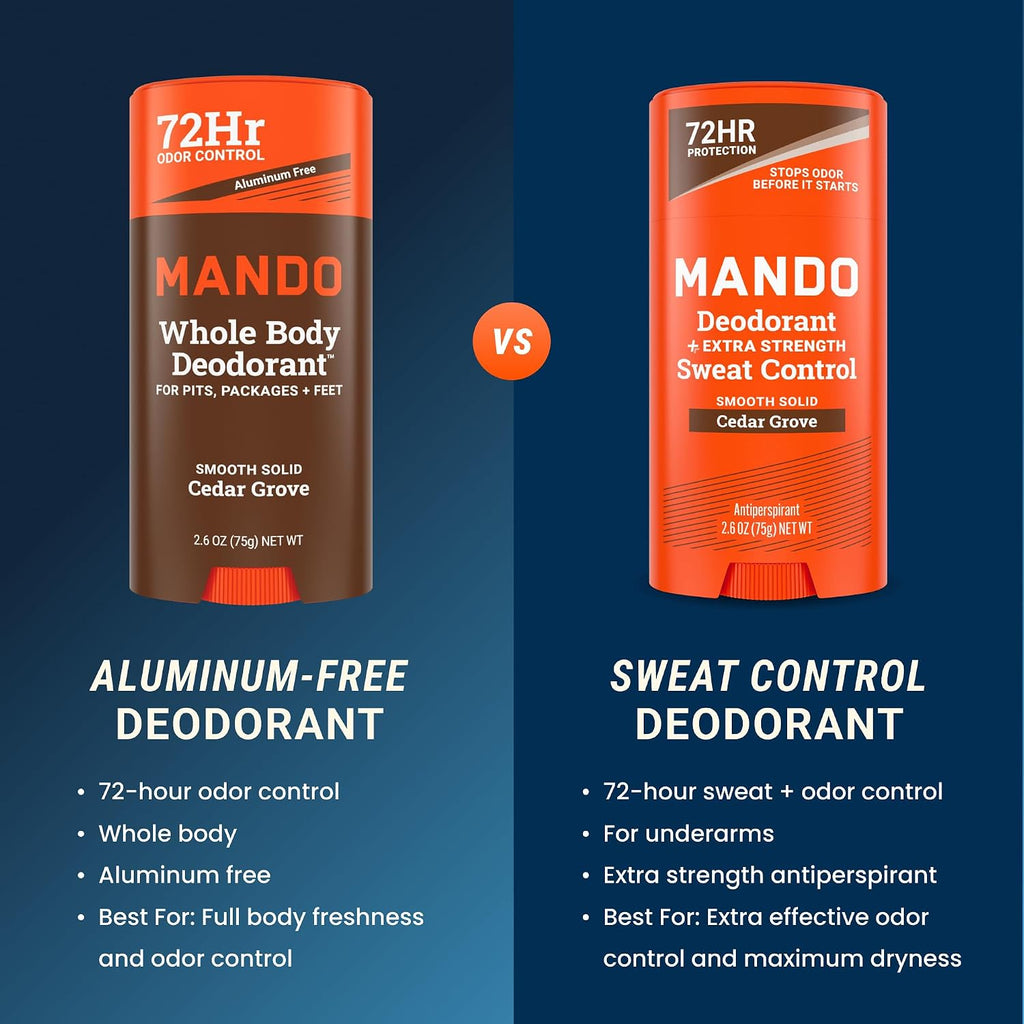 Mando Cedar Grove - Desodorante antitranspirante para hombres \u201...