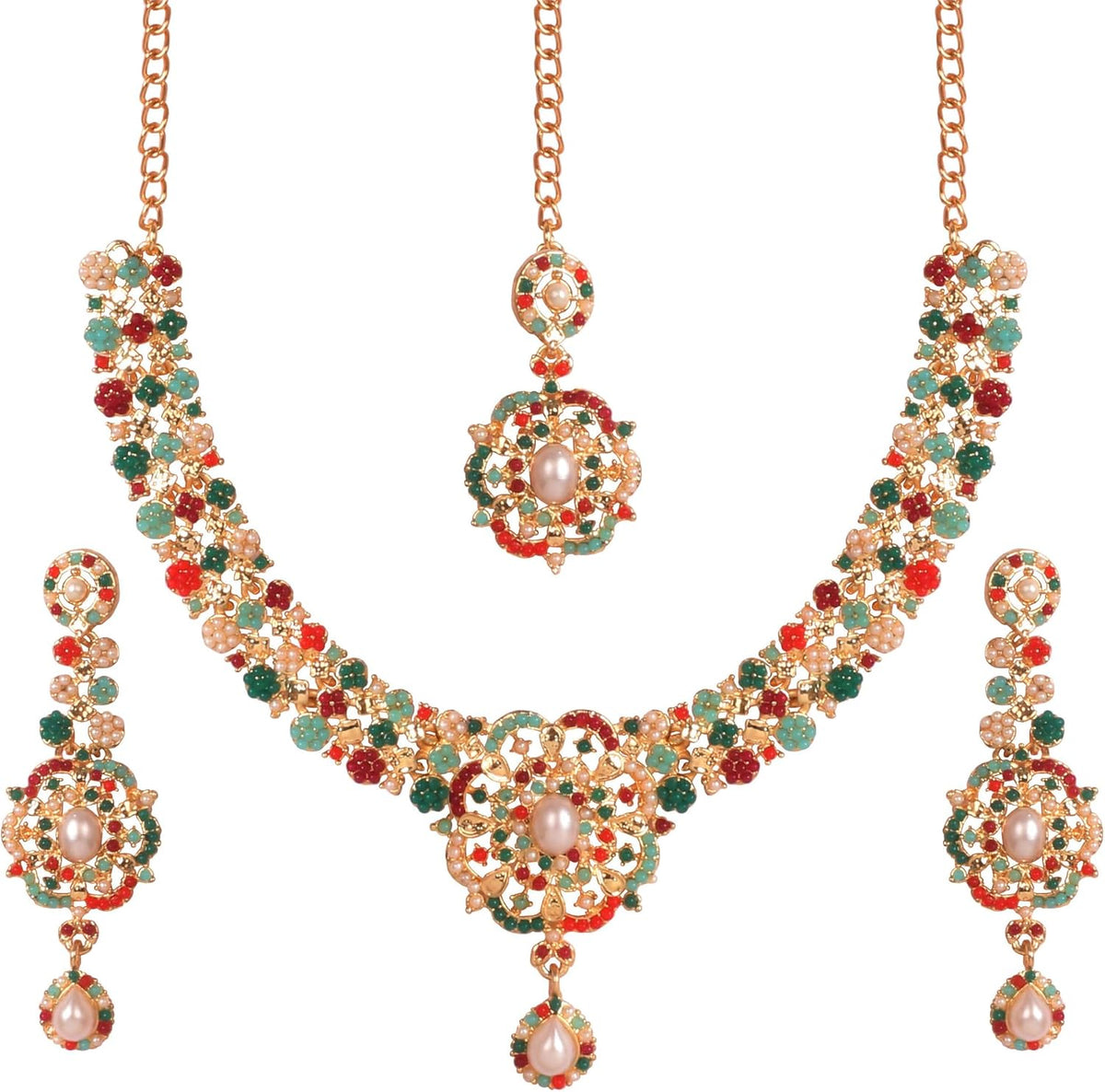 Conjuntos de joyas Touchstone para mujer, joyería india para boda,...
