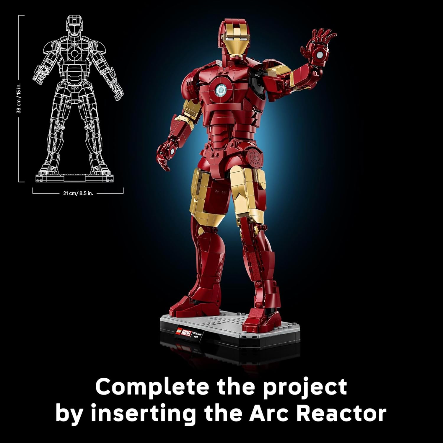 LEGO Marvel Iron Man Mark 3 Edición de coleccionistas - Set de cons...
