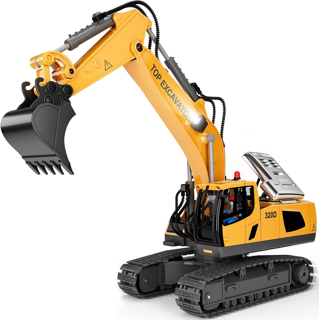 KIDMARKT Excavadora de juguete con control remoto para niños | Cami...