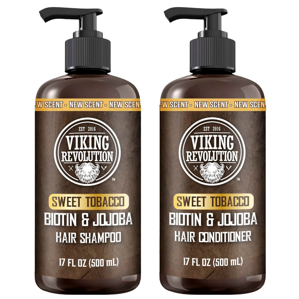 Viking Revolution Sweet Tobacco - Juego de champú y acondicionador...