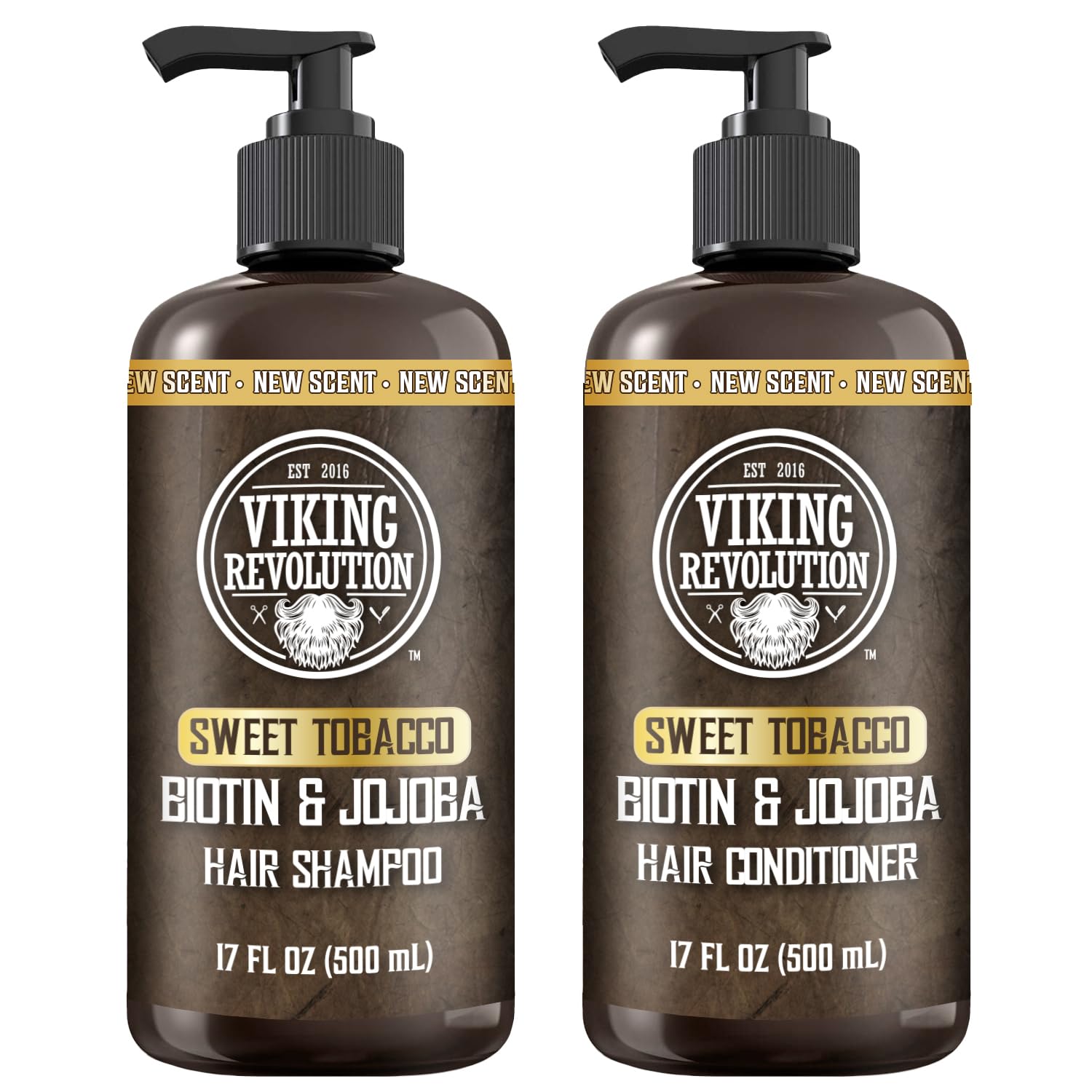 Viking Revolution Sweet Tobacco - Juego de champú y acondicionador...