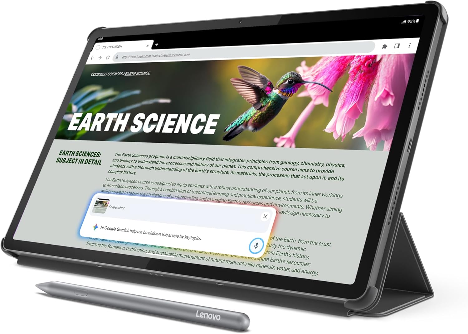 Tablet Lenovo Idea Tab Pro con Google Gemini - Tablet para estudian...