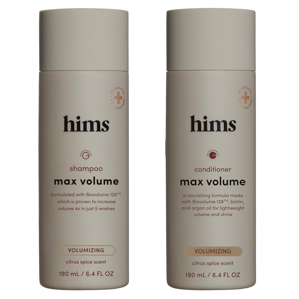 hims Max Volume - Juego de champú y acondicionador - Biovolume 128,...