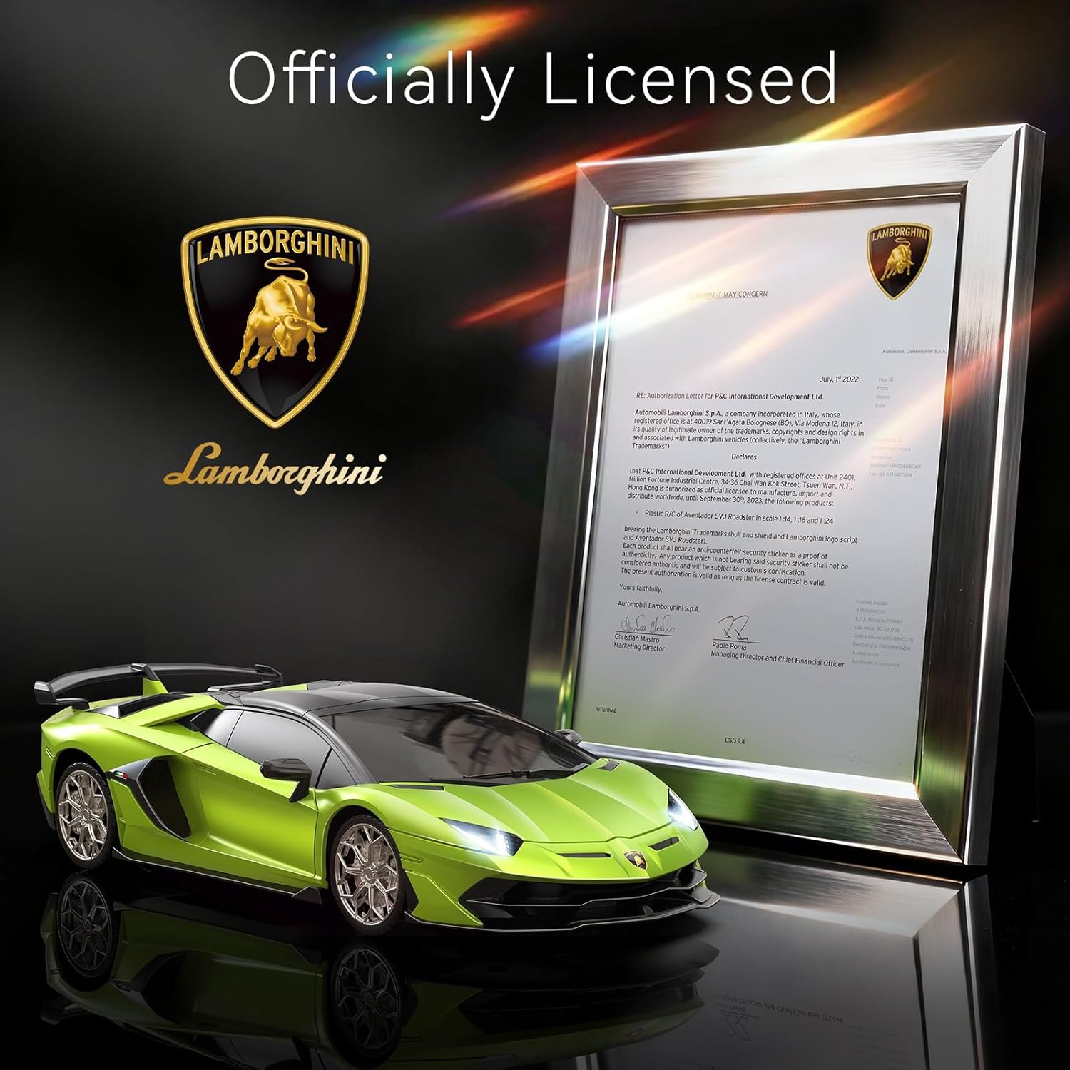 AEROQUEST Lamborghini - Auto de control remoto Lamborghini, modelo...