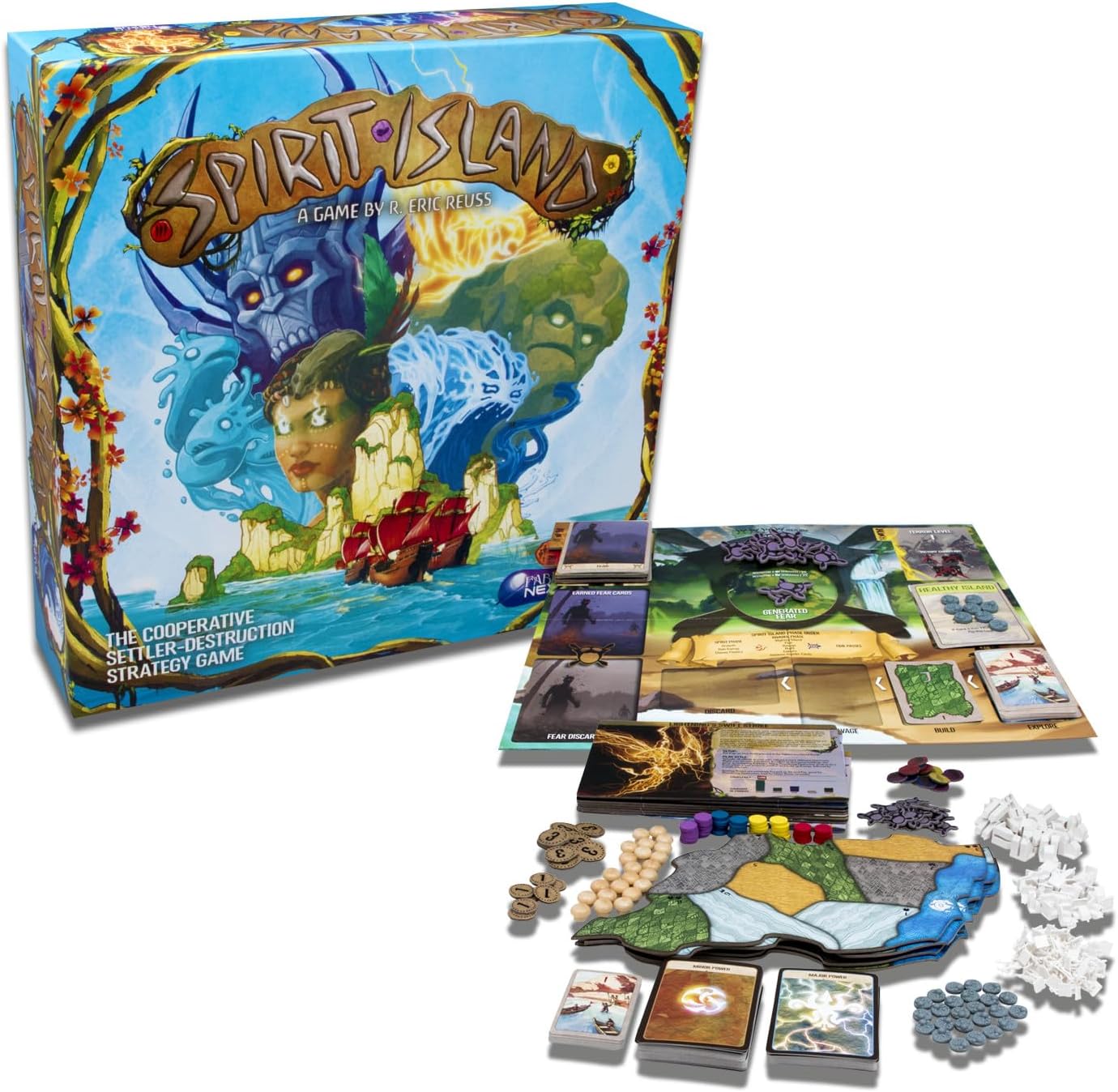 Greater Than Games | Spirit Island: Juego base | Juego de mesa de e...
