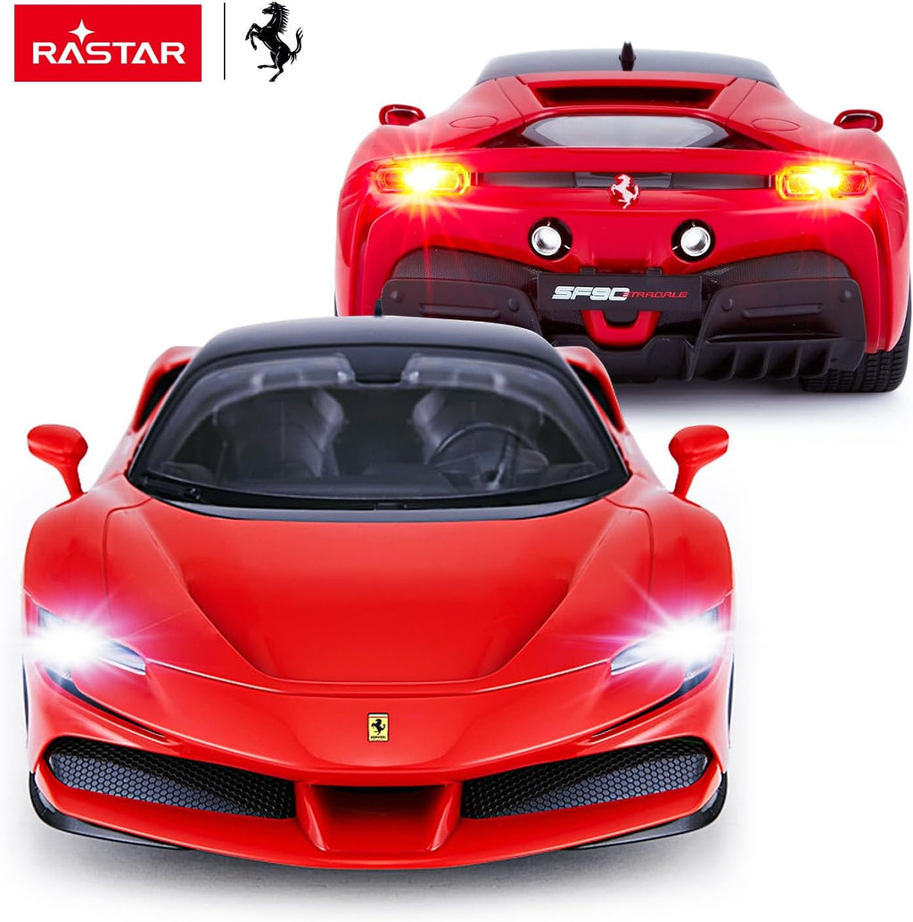 RASTAR 1\/14 Ferrari SF90 Stradale Coche con control remoto por rad...