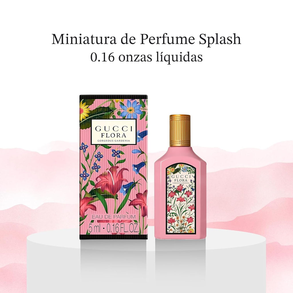 Gucci Flora Gorgeous Gardenia Perfume para mujer EDP Mini Splash To...