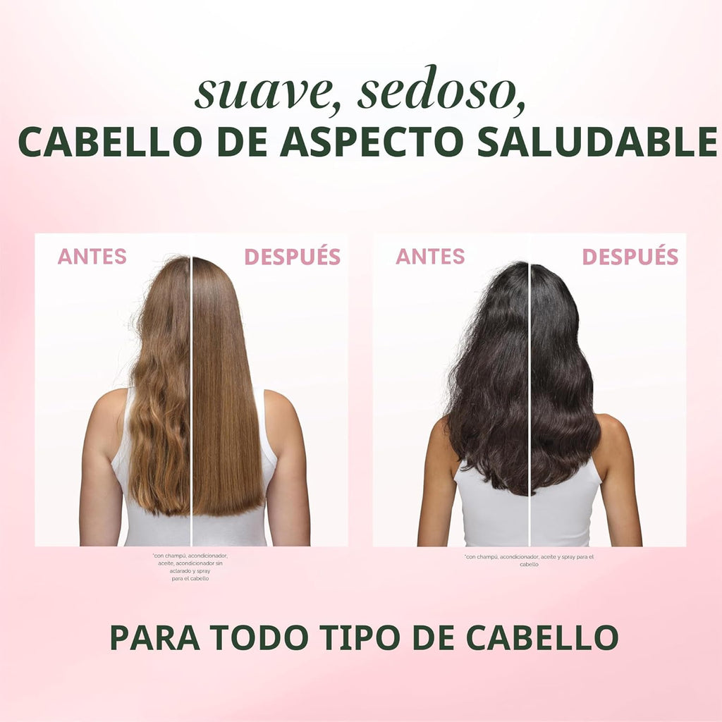 Herbal Essences Juego de champú y acondicionador, rosa mosqueta + m...