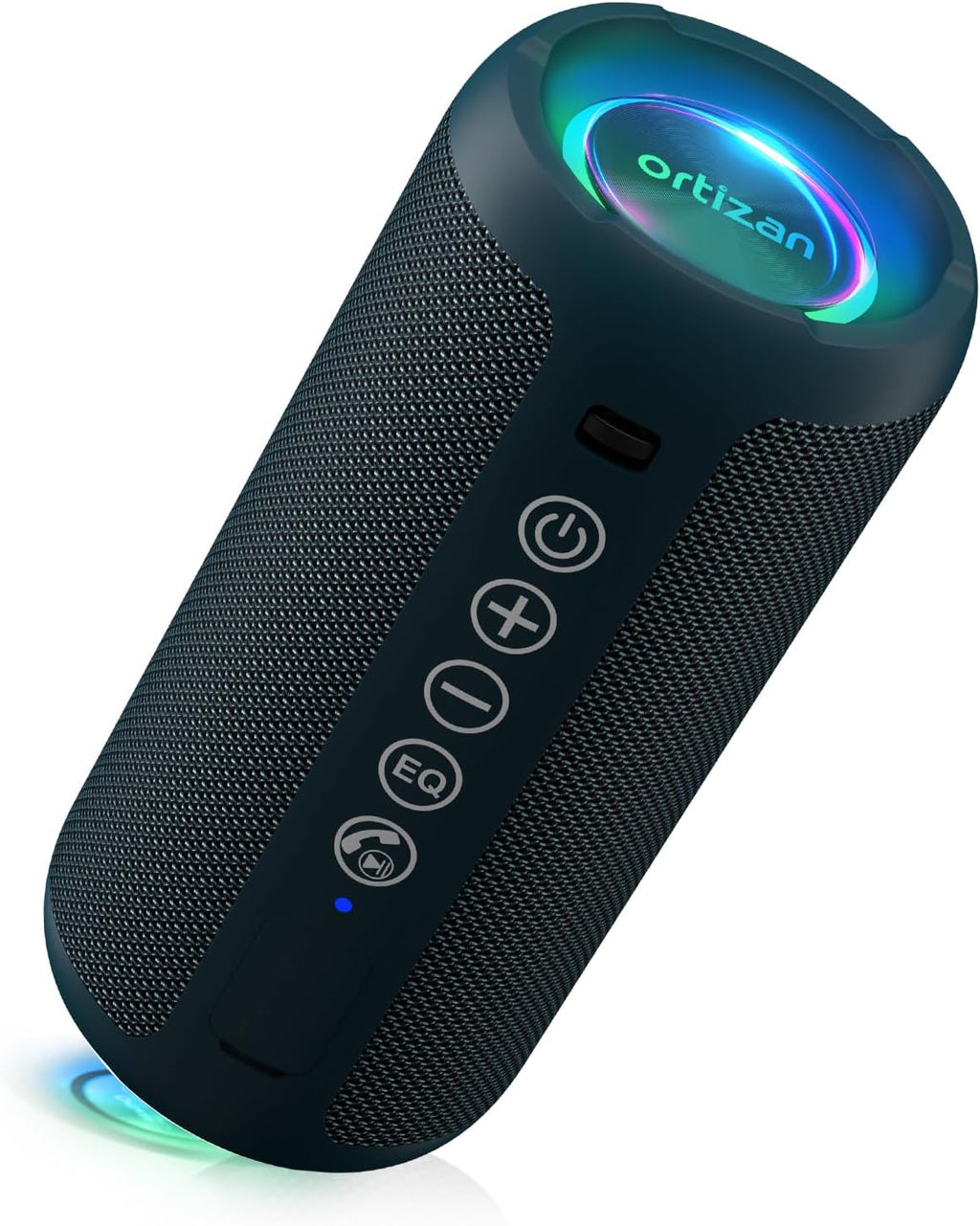 Ortizan Altavoz Bluetooth portátil: IPX7 impermeable, sonido fuerte...