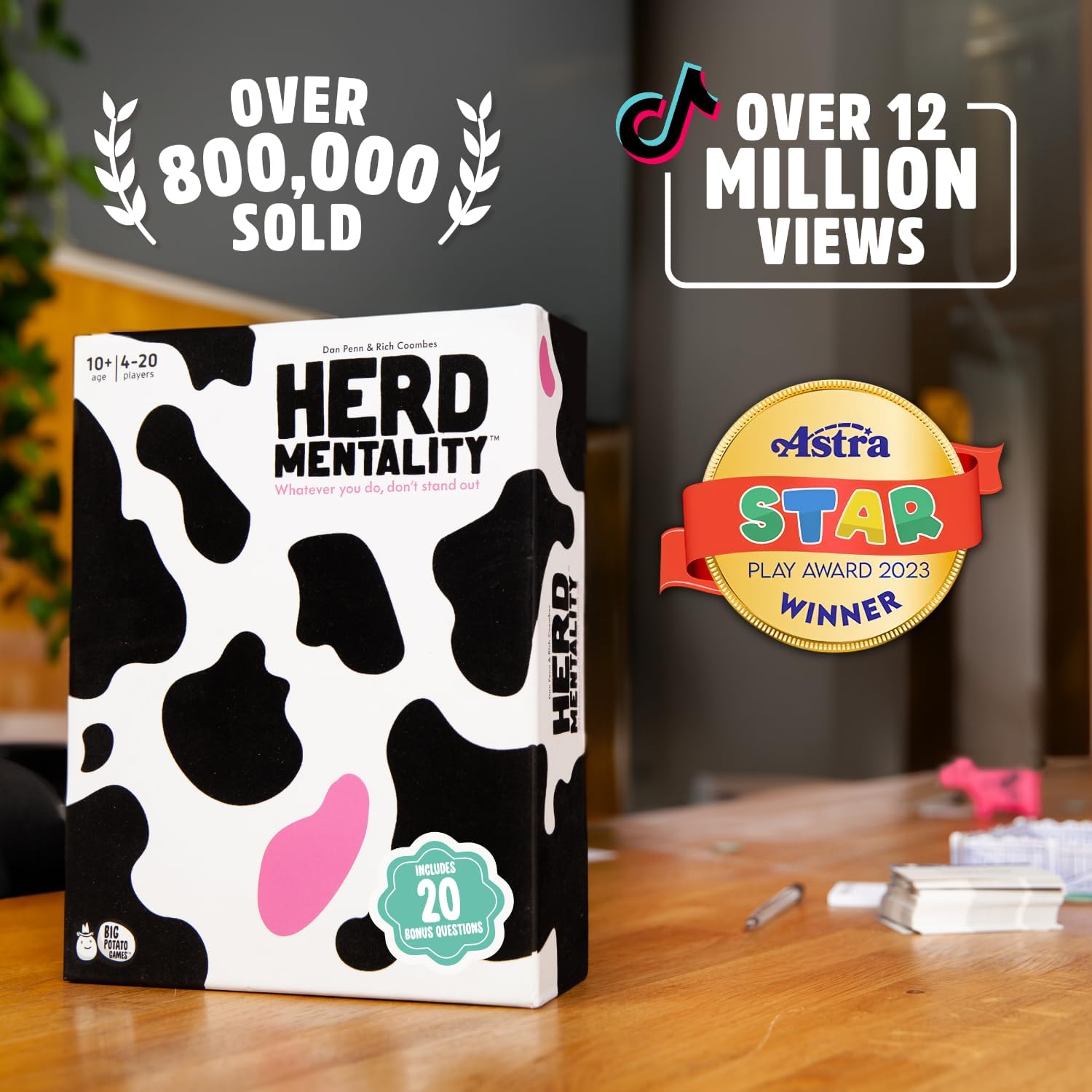 Herd Mentality: Juego de mesa familiar muy divertido | Fácil y dive...
