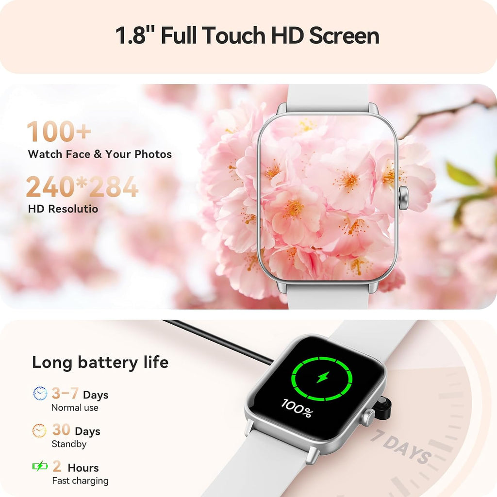 Gydom Relojes inteligentes para mujeres y hombres [Alexa integrado,...