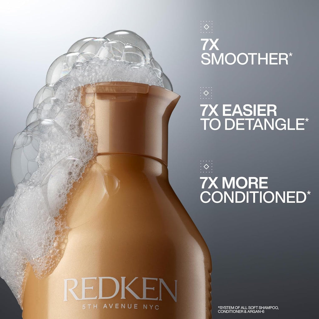 Champú Redken All Soft: hidrata e hidrata el cabello seco, suaviza...
