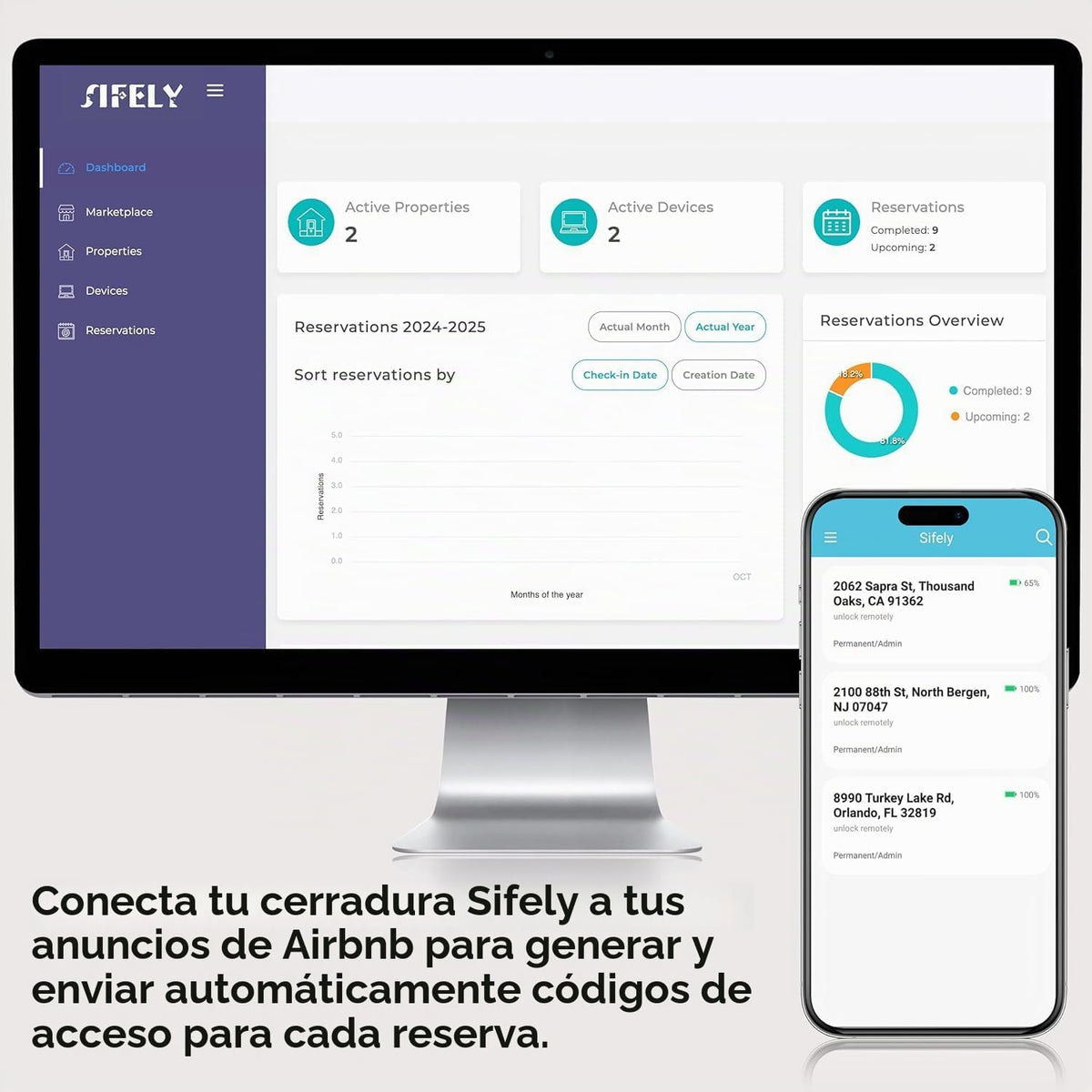 Cerradura inteligente de huellas dactilares con teclado, bloqueo de...