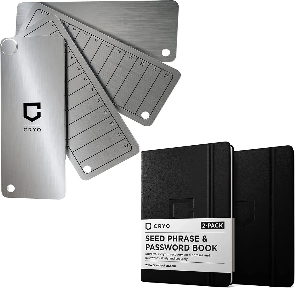 CRYO Paquete de almacenamiento de semillas criptográficas, cartera...