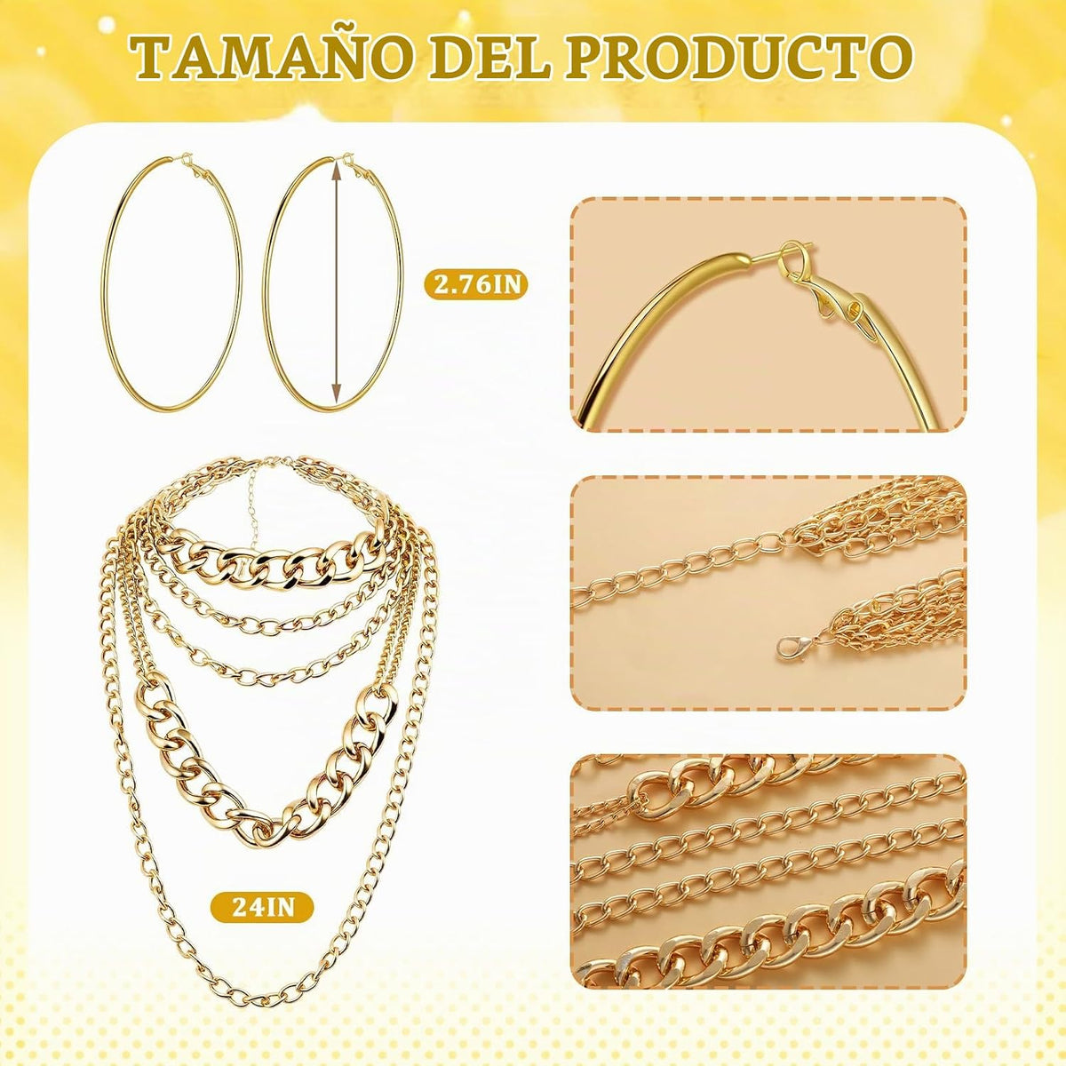 Conjunto de accesorios de Halloween de los años 80\/90 para mujer,...