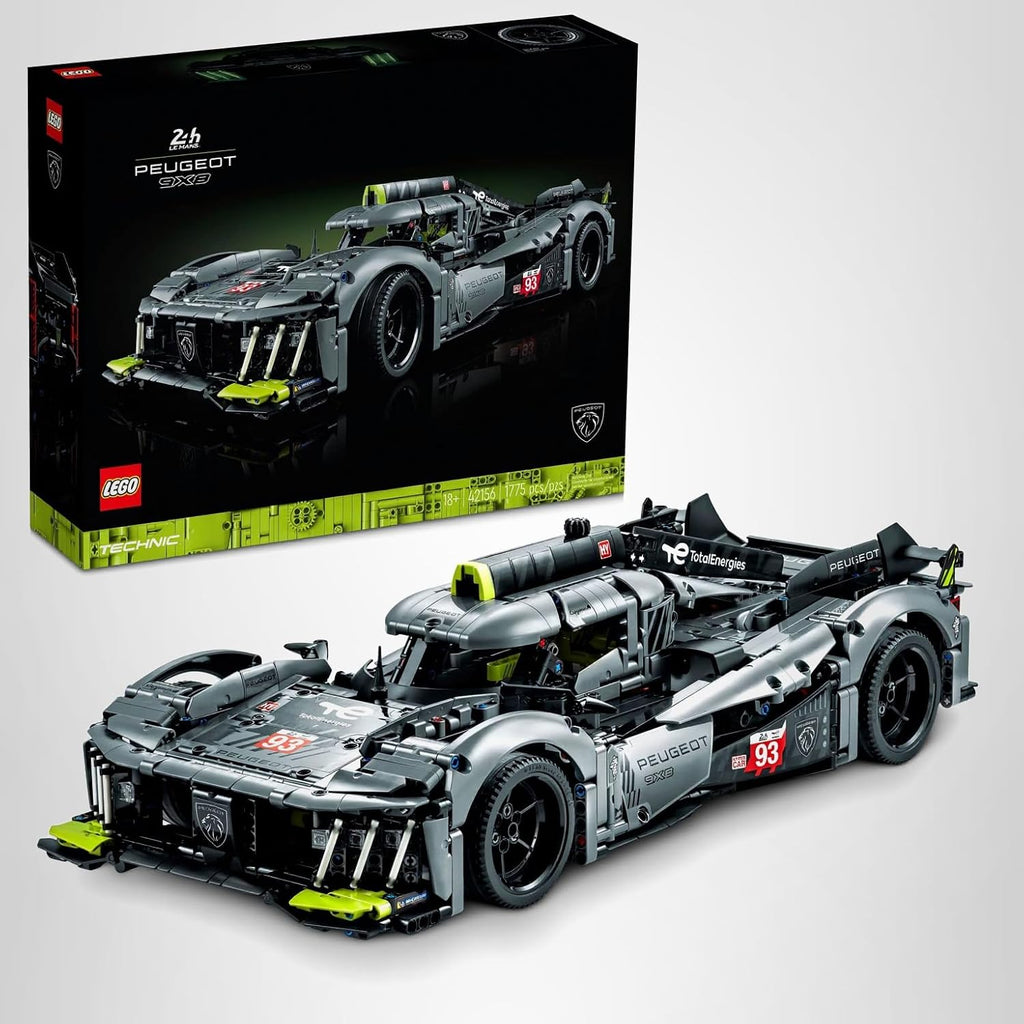 LEGO Technic Peugeot 9X8 24H Le Mans Hybrid Hypercar 42156 - Kit de...