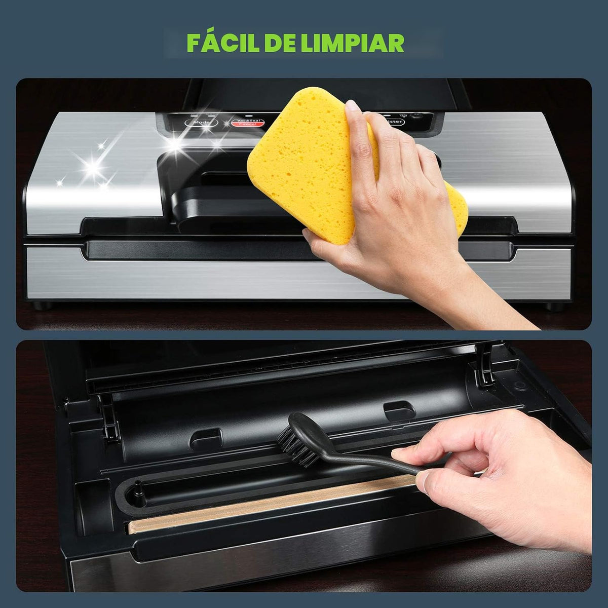 Potane Máquina de vacío de precisión, sellador de alimentos profesi...