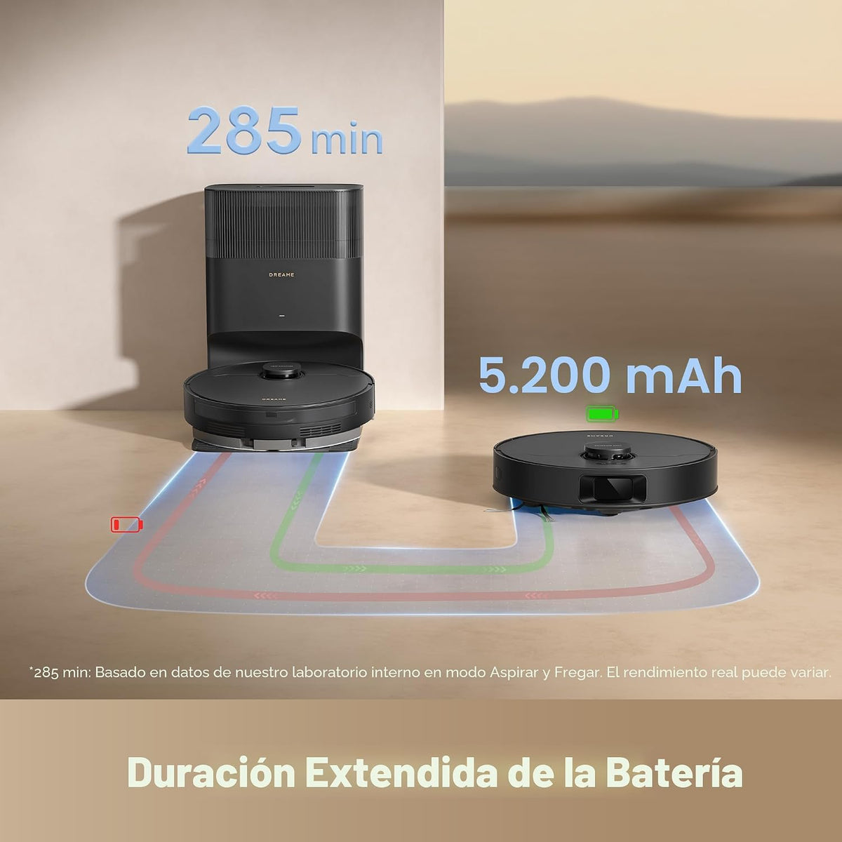 Dreame D20 Plus Robot Aspirador y Trapeador, DuoBrush Desenredante...