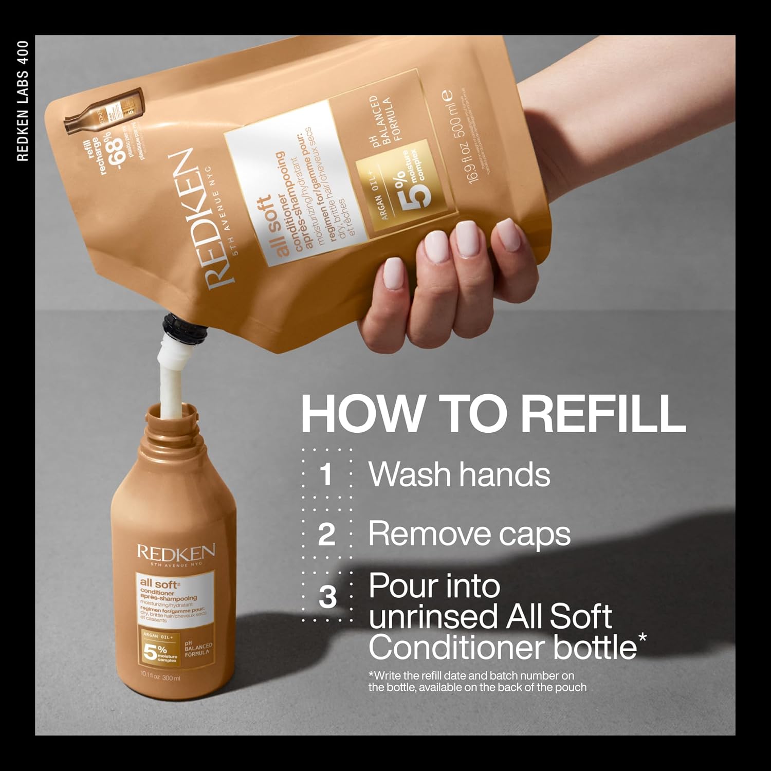 Acondicionador Redken All Soft: hidrata e hidrata el cabello seco y...