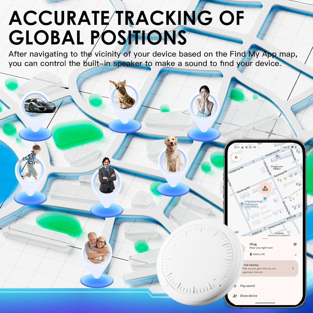 Dispositivo Rastreador de Vehículos Sin Suscripción, Rastreador GPS...