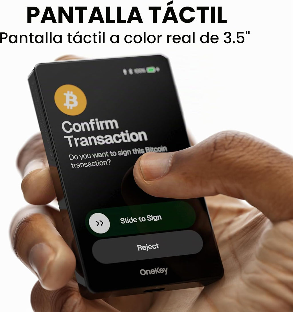 OneKey Pro Crypto Cold Wallet \u2013 Air-gapped, teclas sin conexió...