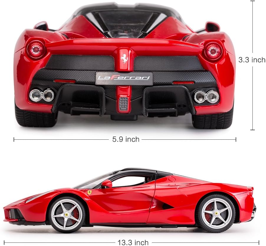 RASTAR Auto RC | Auto de juguete modelo Ferrari LaFerrari a escala...