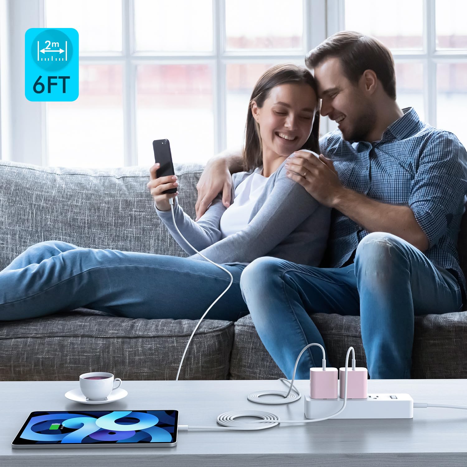 [Paquete de 3] Cargador rápido USB C de 20 W para iPhone 17 16 de c...