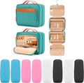 COOSKY Neceser colgante de viaje para mujer, bolsa de maquillaje gr...