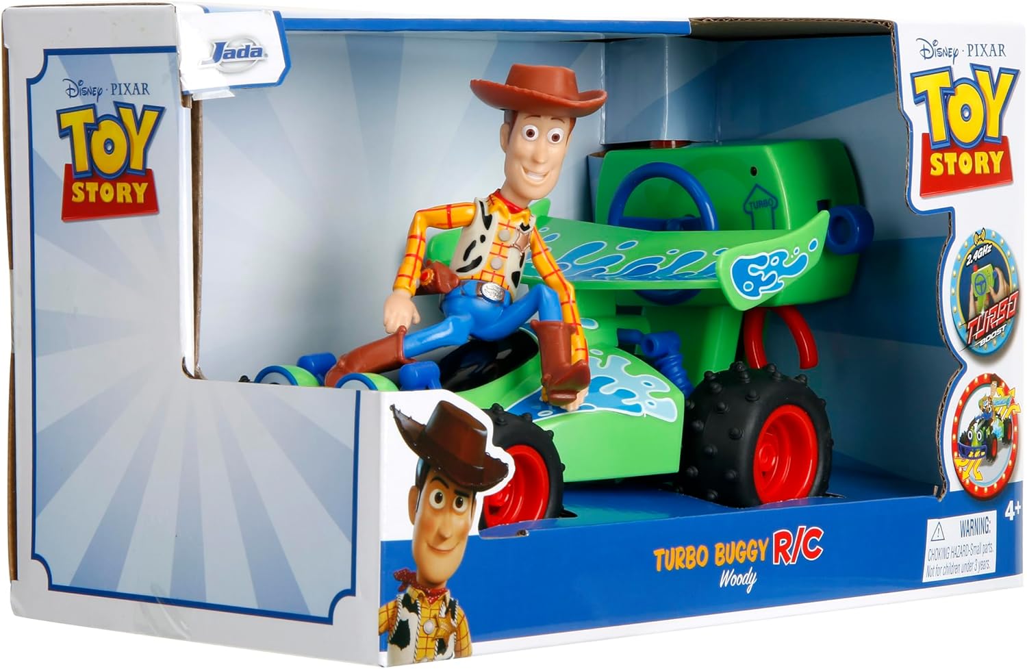 Jada Disney Pixar Toy Story 4 Turbo Buggy con vehículo de control d...