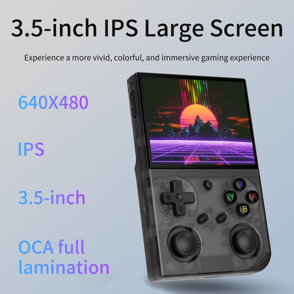 Consola de juegos portátil G350, pantalla IPS de 3.5 pulgadas, sist...