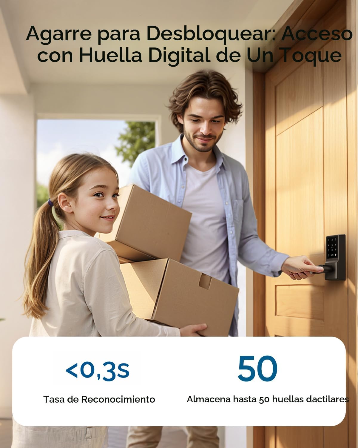 eufy Security Smart Lock C33, cerradura de puerta con teclado con a...