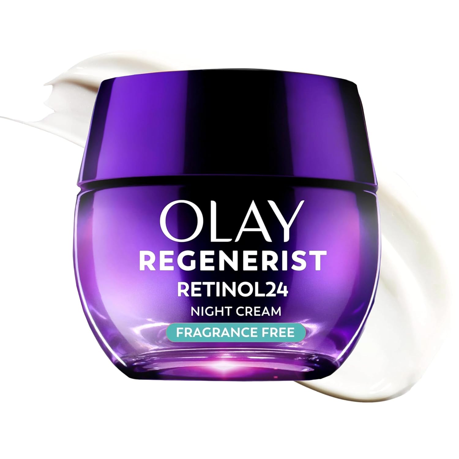 Olay Crema de noche de retinol para mujeres, hidratante facial anti...