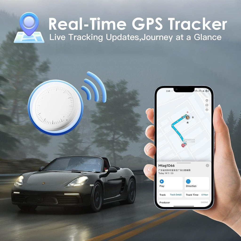 Dispositivo Rastreador de Vehículos Sin Suscripción, Rastreador GPS...
