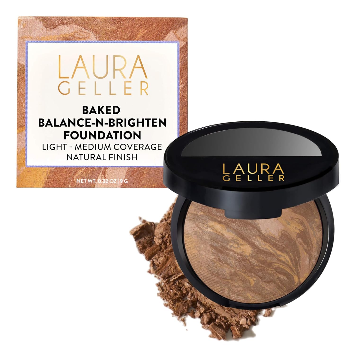 LAURA GELLER NEW YORK - Base de maquillaje en polvo corrector, gala...